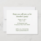 Uitnodiging voor een draaimolen voor kinderen (Achterkant)