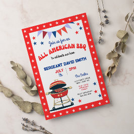 Uitnodiging voor een echte Amerikaanse BBQ-feestje