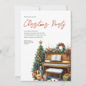 Uitnodiging voor een elegant kerstfeest (Voorkant)