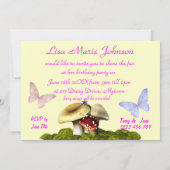 uitnodiging voor een fairy princess (Achterkant)