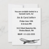 Uitnodiging voor een Farewell Party (Achterkant)
