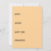 uitnodiging voor een feest (Achterkant)