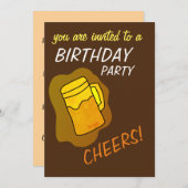 uitnodiging voor een feest (Voorkant / Achterkant)