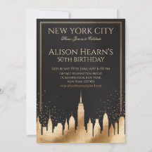 Uitnodiging voor een Feest in New York City