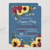 Uitnodiging voor een feest op zonne-energie (Voorkant / Achterkant)