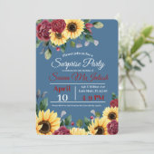 Uitnodiging voor een feest op zonne-energie (Staand voorkant)