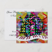 Uitnodiging voor een feest - SRF (Voorkant / Achterkant)