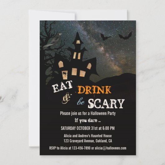 Uitnodiging voor een feest van de heupen (Voorkant)