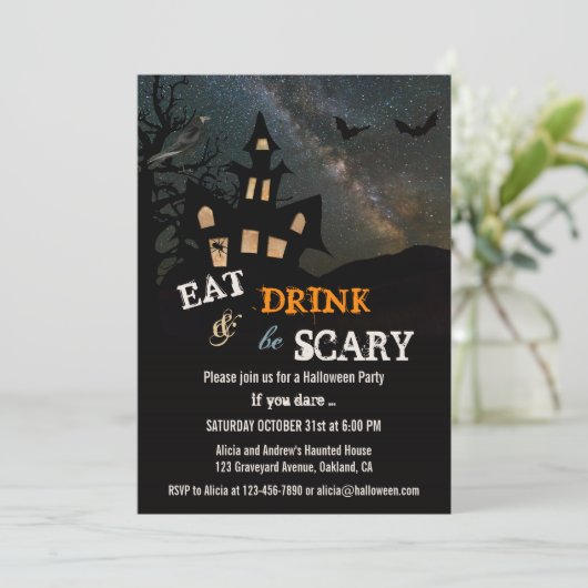 Uitnodiging voor een feest van de heupen (Staand voorkant)