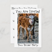 Uitnodiging voor een feestje ~ Grappig ~ Humerous (Voorkant / Achterkant)