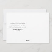 Uitnodiging voor een feestje met een aangepaste vi (Achterkant)