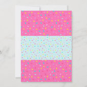 Uitnodiging voor een feestje met het versieren van (Achterkant)