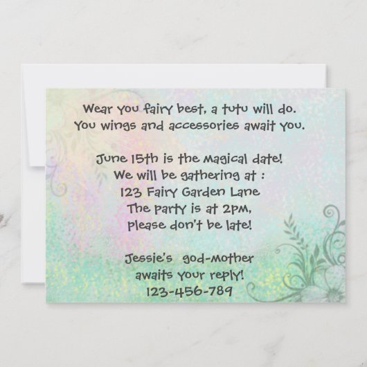 Uitnodiging voor een feilpartij (Achterkant)