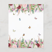 Uitnodiging voor een Florence Engagement (Achterkant)