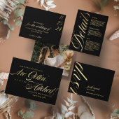 Uitnodiging voor een Folie met een zwarte en klein