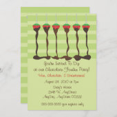 Uitnodiging voor een fonduefeestje (Voorkant / Achterkant)