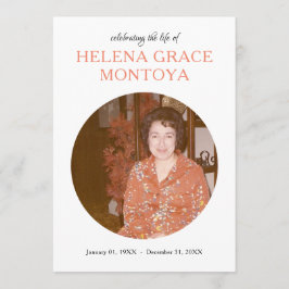 uitnodiging voor een foto-gedenkteken in de midden