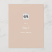 Uitnodiging voor een fotocollage voor 7de verjaard flyer (Achterkant)