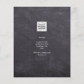 Uitnodiging voor een fotocollage voor de 10e verja (Achterkant)