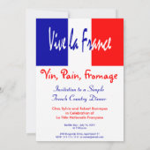 Uitnodiging voor een Frans Country Dinner - 14 jul (Achterkant)