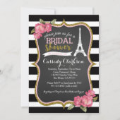 Uitnodiging voor een Franse bruidsdouche (Voorkant)