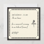 Uitnodiging voor een geheugenkaart (Achterkant)