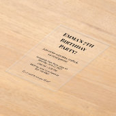 Uitnodiging voor een gepersonaliseerd verjaardagsf (Laagn)