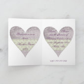 Uitnodiging voor een gepersonaliseerde bruidsdouch (Binnen)