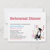 Uitnodiging voor een geweldige Dane-repetitie (Voorkant)