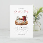 Uitnodiging voor een gezellig kerstfeestje (Staand voorkant)