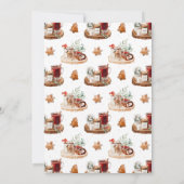 Uitnodiging voor een gezellig kerstfeestje (Achterkant)