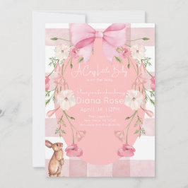 Uitnodiging voor een gezellige baby shower: een kl