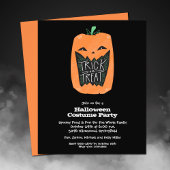 Uitnodiging voor een goedkoop pompoen Halloween fe Flyer