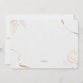 Uitnodiging voor een Golden Ring Engagement Party (Achterkant)