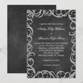  uitnodiging voor een Gothic Wedding (Voorkant / Achterkant)