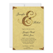 Uitnodiging voor een gouden bruiloft in Midas Touc