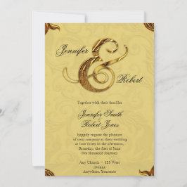 Uitnodiging voor een gouden bruiloft in Midas Touc