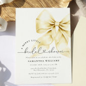 Uitnodiging voor een gouden kerstbruidsdouche