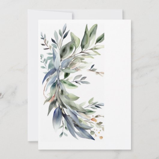 Uitnodiging voor een Grieks huwelijk (Achterkant)