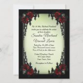 uitnodiging voor een groen huwelijk in het Frans k (Voorkant)