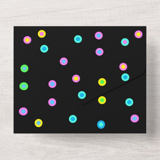 Uitnodiging voor één groot feest (Achterkant)