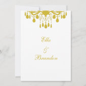 Uitnodiging voor een grote ballroomweddenschap (ge (Achterkant)