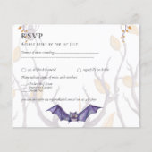 Uitnodiging voor een Halloween-huwelijk Gotische S (Voorkant)