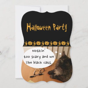 Uitnodiging voor een Halloweenfeest (Vriendelijk)