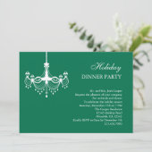 Uitnodiging voor een handelier Holiday (Staand voorkant)