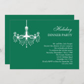 Uitnodiging voor een handelier Holiday (Voorkant / Achterkant)