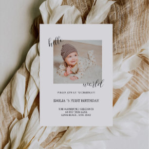 Uitnodiging voor een Happy Birthday Photo Board