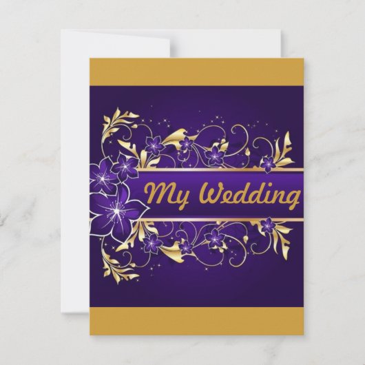 Uitnodiging voor een henna mehndi event (Voorkant)