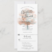 uitnodiging voor een herfst eik - bruiloft met rsv (Voorkant)