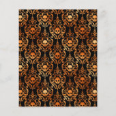 Uitnodiging voor een homohuwelijk in het zwart en  flyer (Achterkant)